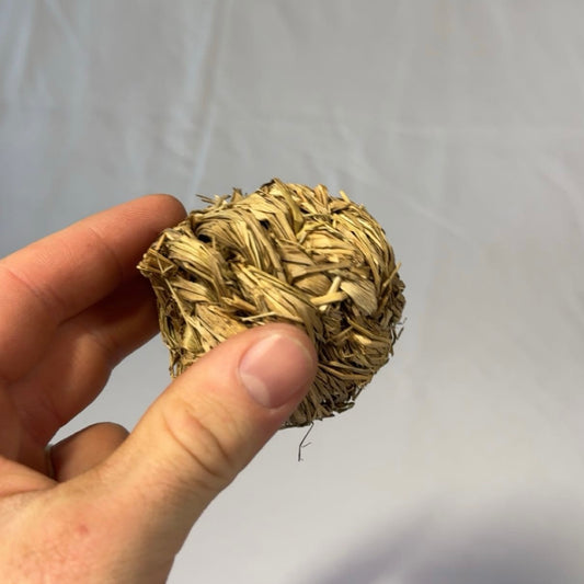 Piłka z dzwoneczkiem z trawy 6cm TRIXIE