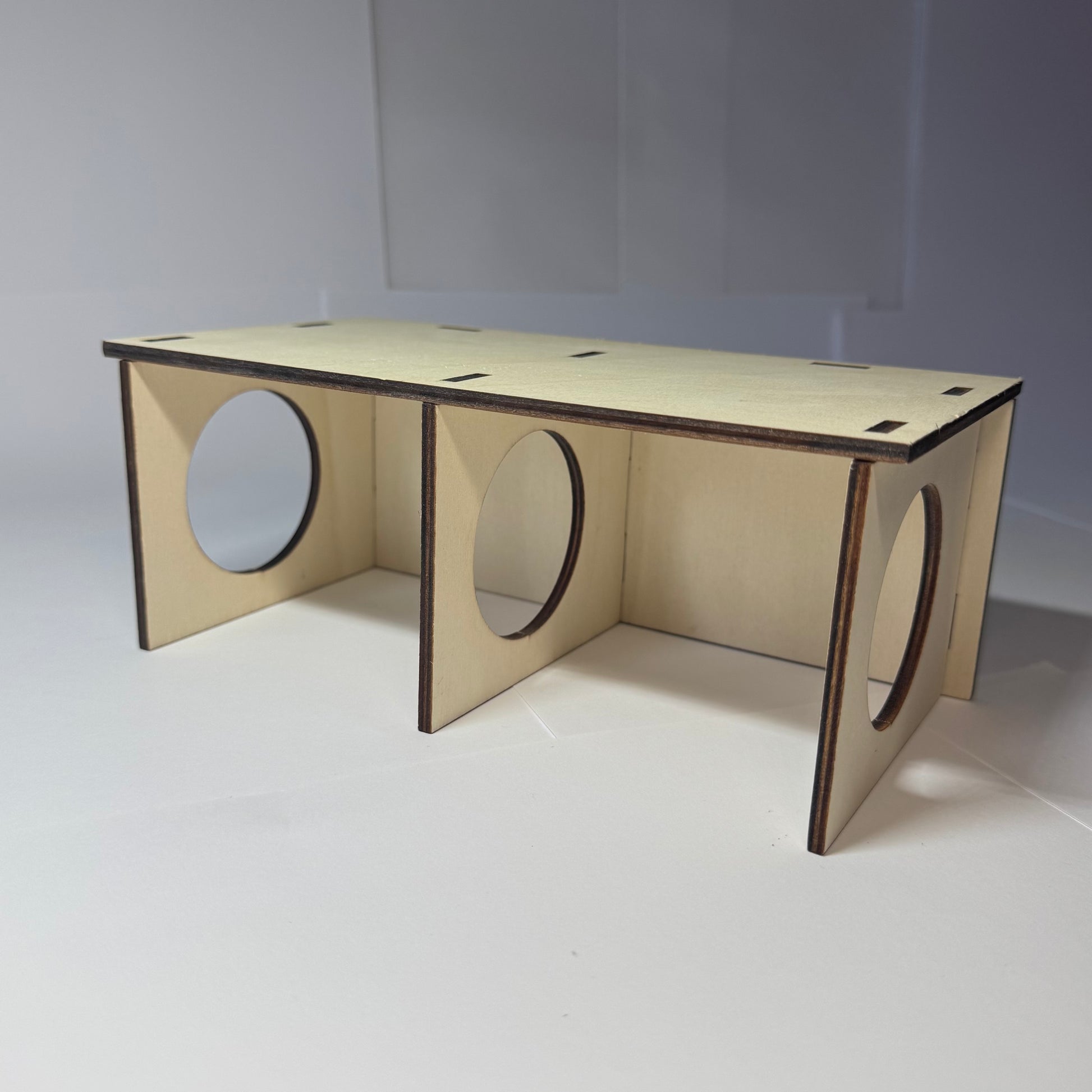 Dřevěný bunkr pro křečka - přírodní úkryt a tunel do klece